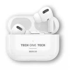 Casque Bluetooth sans fil TechOneTech TWS - Jusqu'à 30h d'autonomie - IPX5 - Couleur Blanc