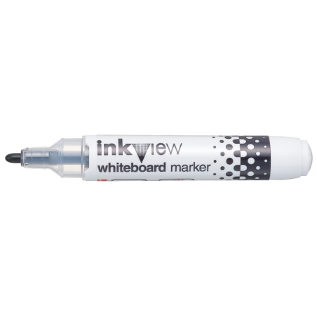 LOT de 12 Uni-ball PWB-202 Inkview Marqueur pour tableau blanc – Pointe conique 1,8-2,2 mm – Zone transparente pour le niveau
