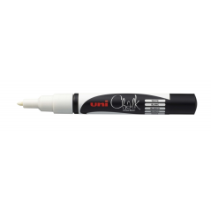 ✅ LOT de 6 Marqueur à craie liquide Uni-ball PWE-3MS - Pointe conique 0,7 mm - Effaçable à l'eau - Résistant en stock