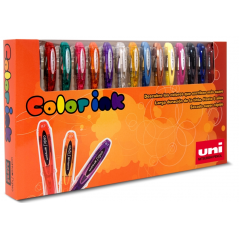 étui stylos gel couleurs Uniball