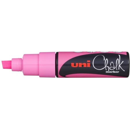 ✅ LOT de 6 Marqueur à craie liquide Uni-ball PWE-8K - Pointe biseautée 8 mm - Effaçable à l'eau - Résistant en stock