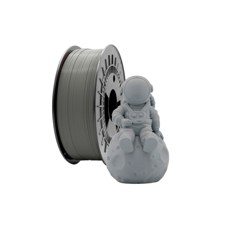 Filament 3D PLA MAT - Diamètre 1,75 mm - Bobine 1kg - Couleur Gris Foncé