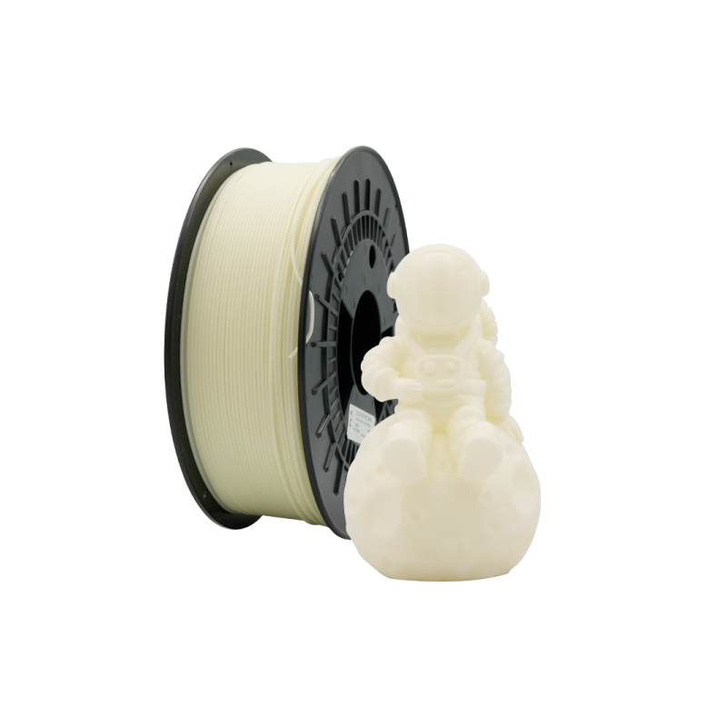 Filament PLA 3D - Diamètre 1,75 mm - Bobine 1kg - Couleur Glow in the Dark