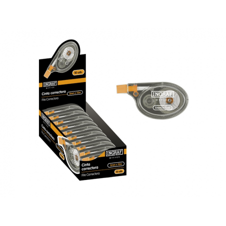 boîte dix rubans correcteurs Ingraf