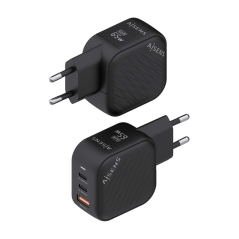 ✅ Chargeur Aisens GAN 65W - 2xUSB-C PD3.0 QC4.0 - 1xUSB-A QC3.0 couleur Noir en stock