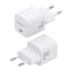 ✅ Chargeur Aisens GAN 30W - 1xUSB-C PD3.0 QC4.0 couleur Blanc en stock