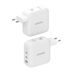 ✅ Chargeur Aisens GAN 140W - 2xUSB-C PD3.1 QC4.0 - 1xUSB-A QC3.0 couleur Blanc en stock