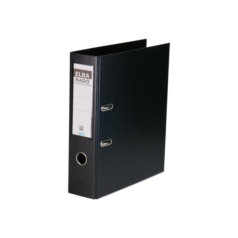 LOT de 20 Classeur à levier A4 en PVC Elba Rado Plast - Résistant et durable - Capacité pour documents de 80 mm - Format A4