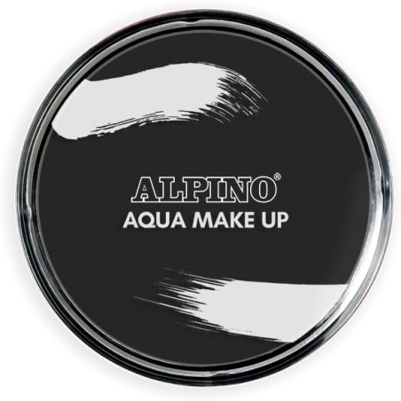 ✅ Alpino Aqua Make-up Poudre de maquillage pour le visage aquarelle - Se lave à l'eau et au savon - Couleur noi en stock
