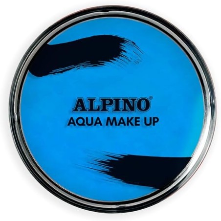 ✅ Alpino Aqua Make-up Poudre de maquillage pour le visage aquarelle - Se lave à l'eau et au savon - Couleur ble en stock
