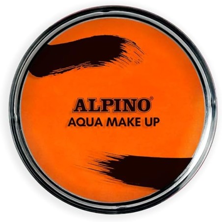 ✅ Alpino Aqua Make-up Poudre de maquillage pour le visage aquarelle - Se lave à l'eau et au savon - Couleur ora en stock