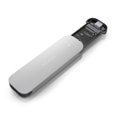 Aisens Boîtier Externe M.2 (NGFF) ASM2-025Sl NVMe vers USB3.2 GEN2 - Couleur Argent