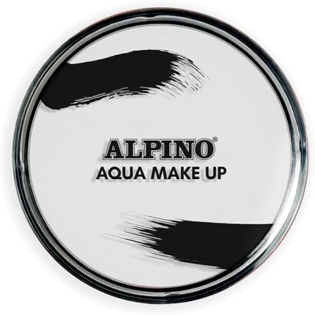 ✅ Alpino Aqua Make-up Poudre de maquillage pour le visage aquarelle - Se lave à l'eau et au savon - Couleur bla en stock