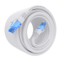Aisens Câble réseau Cordon de brassage RJ45 Cat.6 UTP AWG26 CCA - 20 m - Couleur blanche