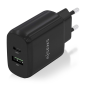 Chargeur Aisens 25W - 1xUSB-C PD3.0 - 1xUSB-A QC3.0 - Couleur Noir