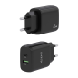 Chargeur Aisens 25W - 1xUSB-C PD3.0 - 1xUSB-A QC3.0 - Couleur Noir