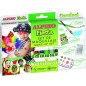 Alpino Fiesta Carnival Pack de Maquillage avec 6 Bâtons de Peinture pour le Visage + Pinceau + Autocollants Tatouages + Stylo