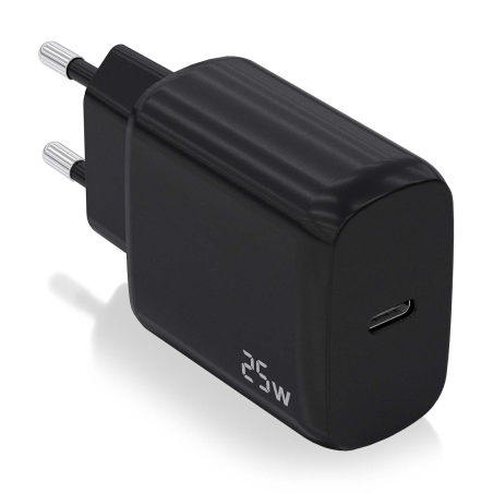✅ Aisens Chargeur USB-C PD3.0 1 Port 1xUSB-C 25W - Couleur Noir couleur Noir en stock