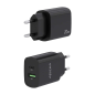 Chargeur Aisens 20W - 1xUSB-C PD3.0 - 1xUSB-A QC3.0 - Couleur Noir