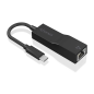 Aisens USB3.1 GEN1 Convertisseur USB-C vers Gigabit Ethernet 10/100/1000 Mbps - 11 cm - Couleur Noir