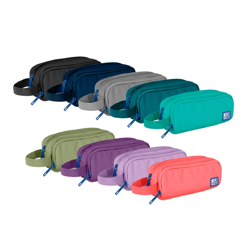 LOT de 10 Trousse Oxford B-Smart - Fabriquée en polyester recyclé RPET - Résistante et écologique - Idéale pour organiser vos