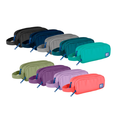 ✅ LOT de 10 Trousse Oxford B-Smart - Fabriquée en polyester recyclé RPET - Résistante et écologique - Idéal en stock