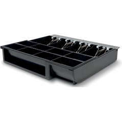 Insert tiroir-caisse plastique noir
