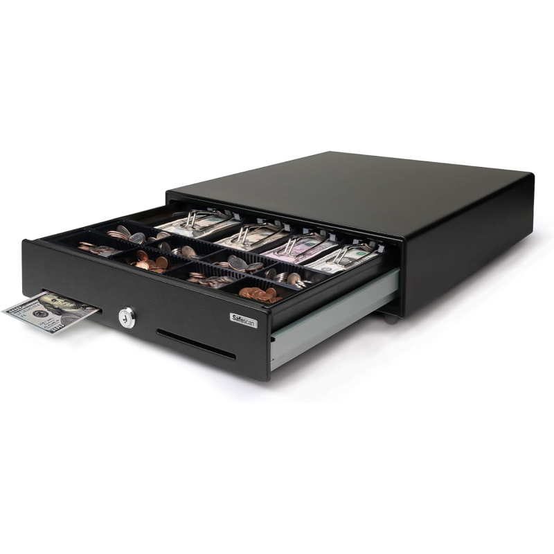 Tiroir-caisse Safescan SD-3540 - 8 compartiments pour pièces - 4 compartiments pour billets - jusqu'à 1 million d'ouvertures Tiroir-caisse Safescan SD-3540 - 8 compartiments pour pièces - 4 compartiments pour billets - jusqu'à 1 million d'ouvertures