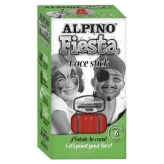 ✅ Alpino Fiesta Face Stick Pack avec 6 bâtons de peinture pour le visage - Système rétractable rotatif - Se l en stock