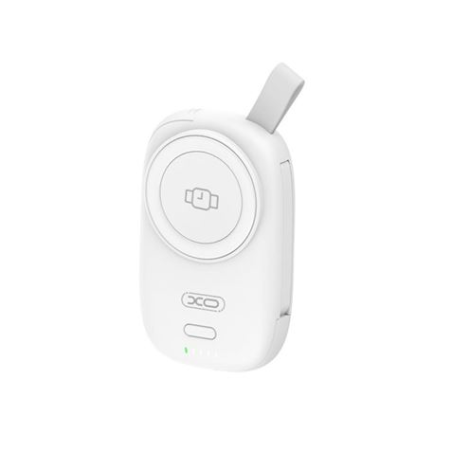 Chargeur Magnétique Portable XO - 1200Mah - Chargement sans fil 3W - Type C et USB 5V/2A - Transport facile - Charge rapide