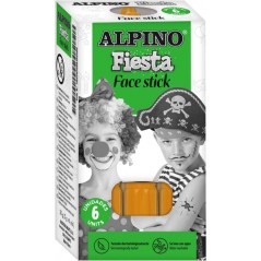 ✅ Alpino Fiesta Face Stick Pack avec 6 Bâtons de Peinture pour le Visage - Système Rétractable Rotatif - Se L en stock