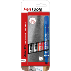 Lot marqueurs permanents Pentel biseautés