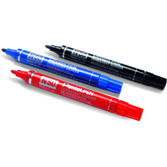 Pentel PenTools Lot de 4 marqueurs permanents N50 pointe conique