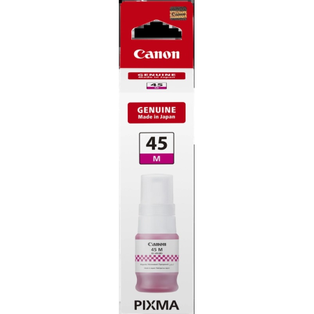 ✅ Bouteille d'encre originale magenta Canon GI45 - GI45M/6286C001 couleur magenta en stock