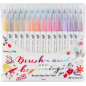 Pentel Brush Sign Pen lot de 30 marqueurs double pointe