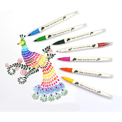 Pentel Brush Sign Pen lot de 18 marqueurs double pointe