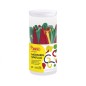 Pot Jovi avec 48 outils en pâte à modeler - 3 modèles - 16 unités de chaque modèle - Différentes couleurs