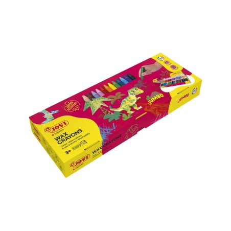 ✅ Jovi Jumbo Boite de 300 Crayons - Ne tache pas - Ne sent pas - Ne casse pas - Glisse bien - Facile à tailler en stock