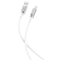 Câble de Charge Rapide USB XO NB251 - Type C - 6A - 1m - Blanc