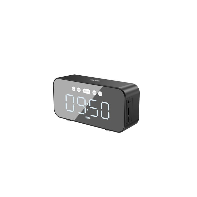 Haut-parleur Bluetooth XO Mirror Clock F41 - Noir