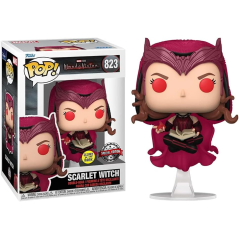 ✅ Funko Pop Marvel WandaVision Scarlet Witch Ed. Glows in the Dark - Figurine Vinyle - Hauteur 9cm env. couleur en stock