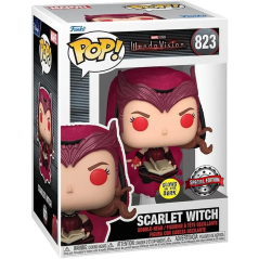 ✅ Funko Pop Marvel WandaVision Scarlet Witch Ed. Glows in the Dark - Figurine Vinyle - Hauteur 9cm env. couleur en stock