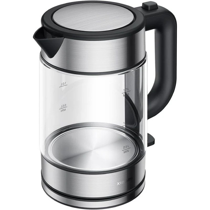 Bouilloire électrique en verre Xiaomi Bouilloire électrique 2200W - Capacité 1,7 L - Verre borosilicate - Filtre amovible