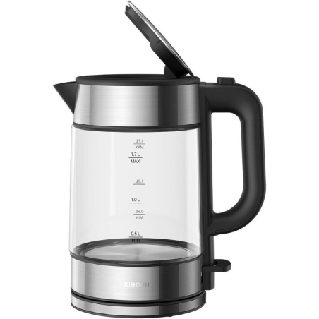 Bouilloire électrique en verre Xiaomi Bouilloire électrique 2200W - Capacité 1,7 L - Verre borosilicate - Filtre amovible