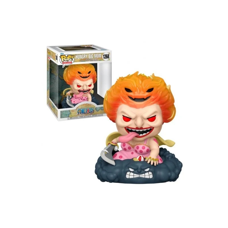 Funko Pop Deluxe Animation One Piece Hungry Big Mom - Figurine Vinyle - Hauteur 15cm env.