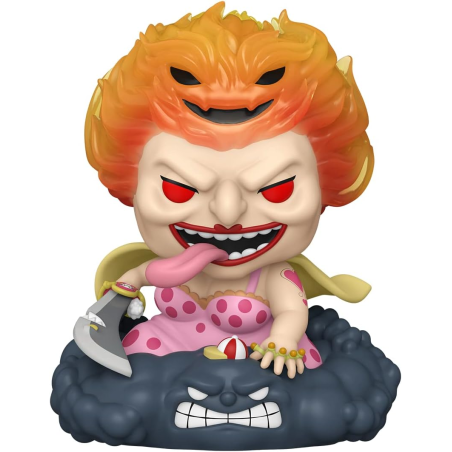 Funko Pop Deluxe Animation One Piece Hungry Big Mom - Figurine Vinyle - Hauteur 15cm env.
