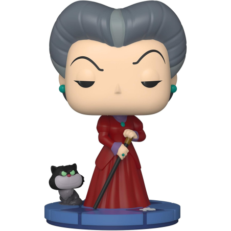 Funko Pop Disney Villains Lady Tremaine La Belle-Mère - Figurine Vinyle - Hauteur 12cm env.