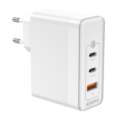 ✅ Chargeur Aisens GAN 100W - 2xUSB-C PD3.0 QC4.0 QC5.0 - 1xUSB-A QC3.0 - Blanc couleur Blanc en stock