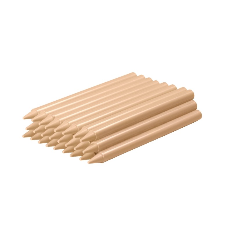 Jovi Plasticolor Coffret de 25 Cires Plastiques - Résistantes - Ne tachent pas - Agréables à gratter - Finition Brillante