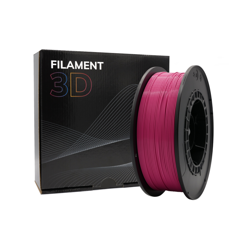 Filament PLA 3D - Diamètre 1.75mm - Bobine 1kg - Couleur Magenta